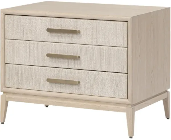 Tiv Closed Nightstand - Natural Oak