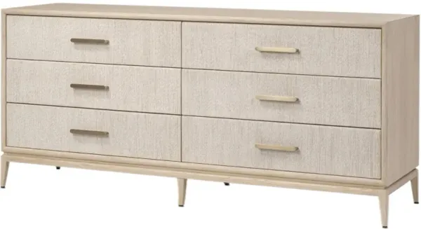Tiv 6-Drawer Dresser - Brown