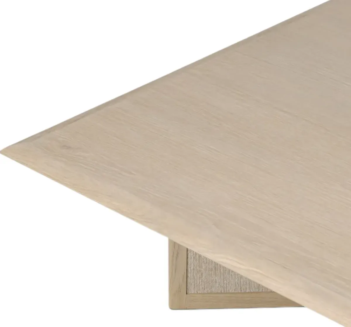 Tiv Square Woven Paper Cord Coffee Table