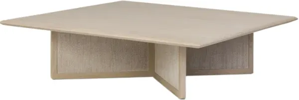 Tiv Square Coffee Table - Brown