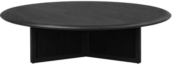 Tiv Round Woven Paper Cord Coffee Table