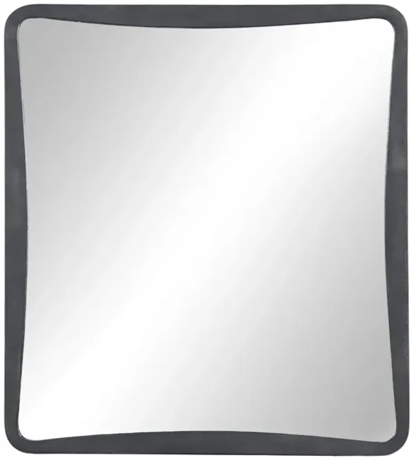 Zyx Wall Mirror - Hammered Grey