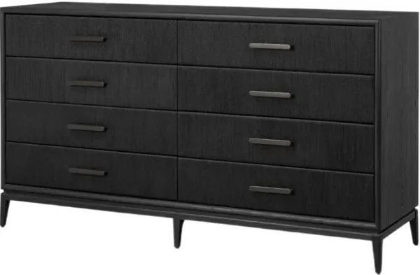 Tiv 8-Drawer Dresser - Black