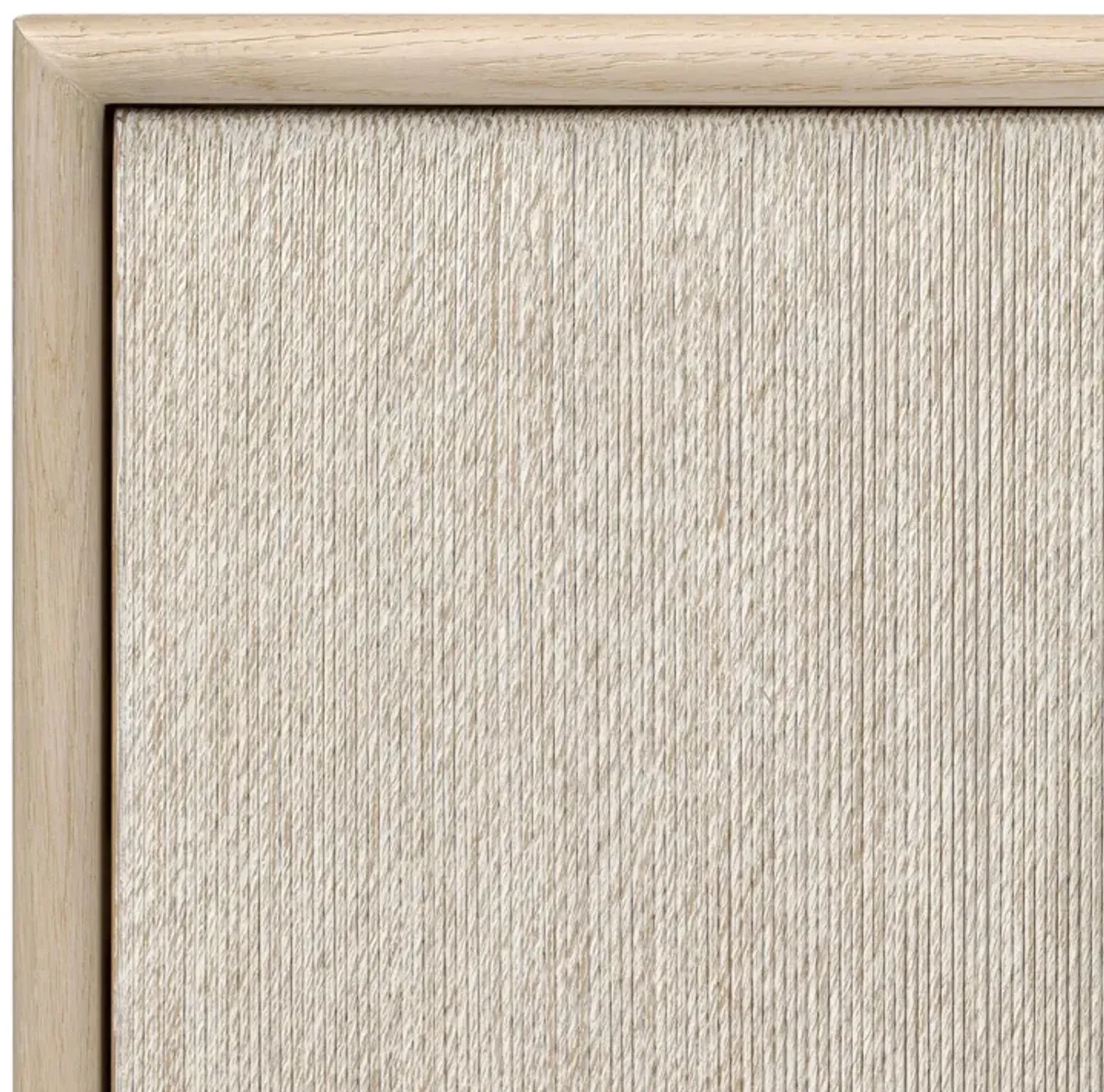 Tiv 4-Door 3-Drawer Woven Paper Cord Media Console