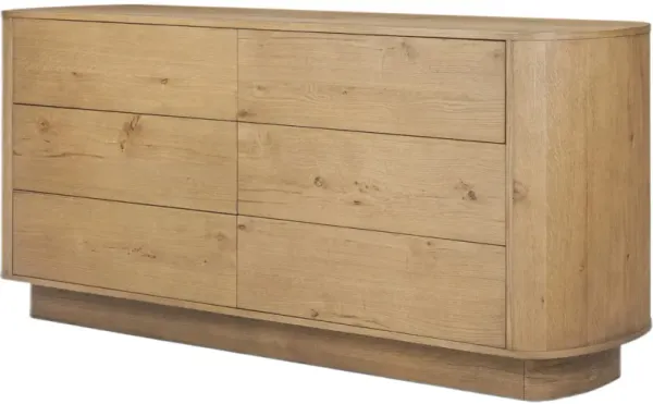 Justice 6-Drawer Dresser - Brown