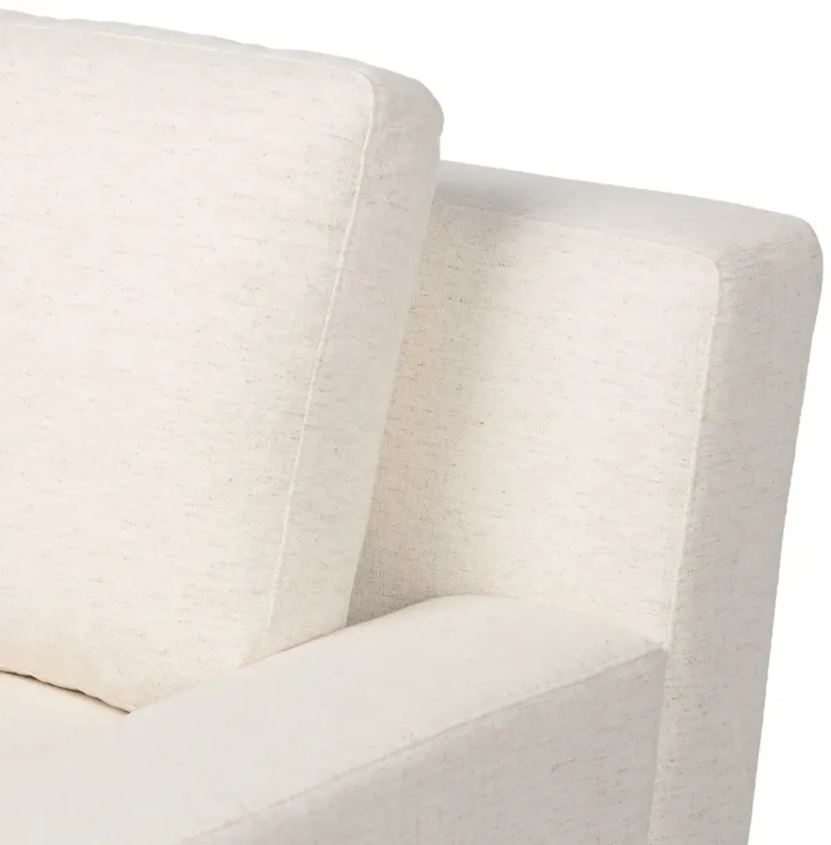 Cirelle Chenille Sofa - Crypton Nomad Snow