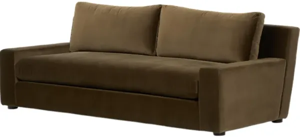 Cirelle Velvet Sofa - Surrey Olive