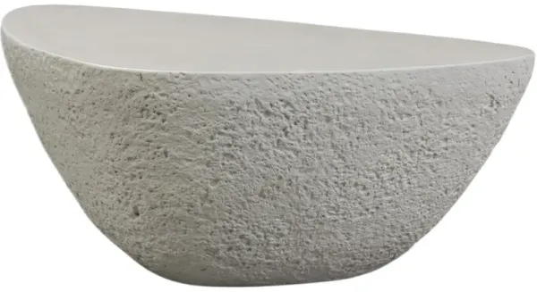 Onda Outdoor Concrete Nesting Coffee Table, Matte Stone