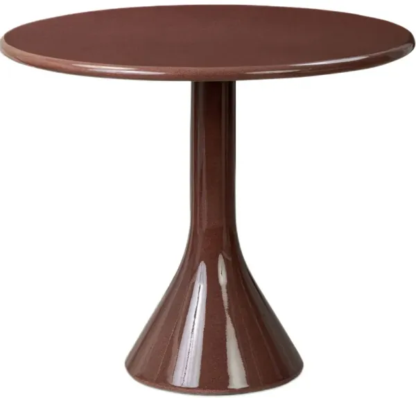 Vexen Bistro Table - Smooth Red Concrete