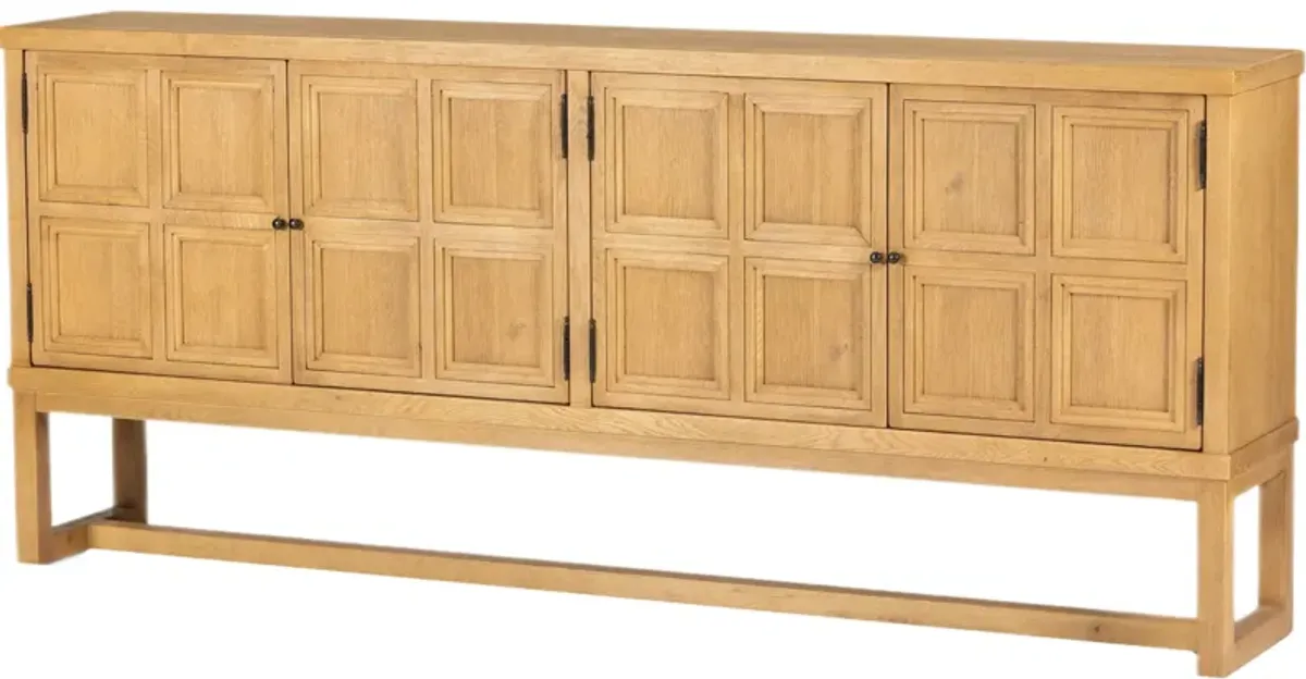 Imogen Sideboard - Worn Oak - Brown
