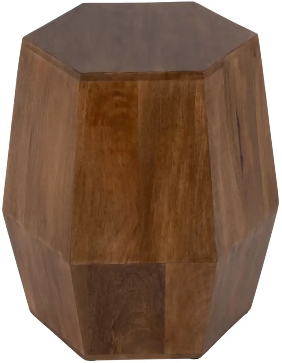 Rosamund Hexagon Side Table - Brown