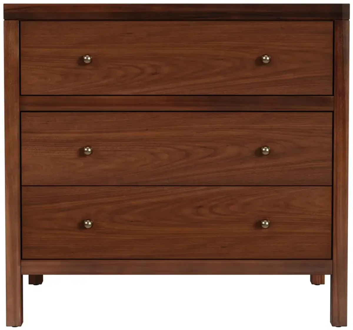 Charlie 3-Drawer Chest - Brown