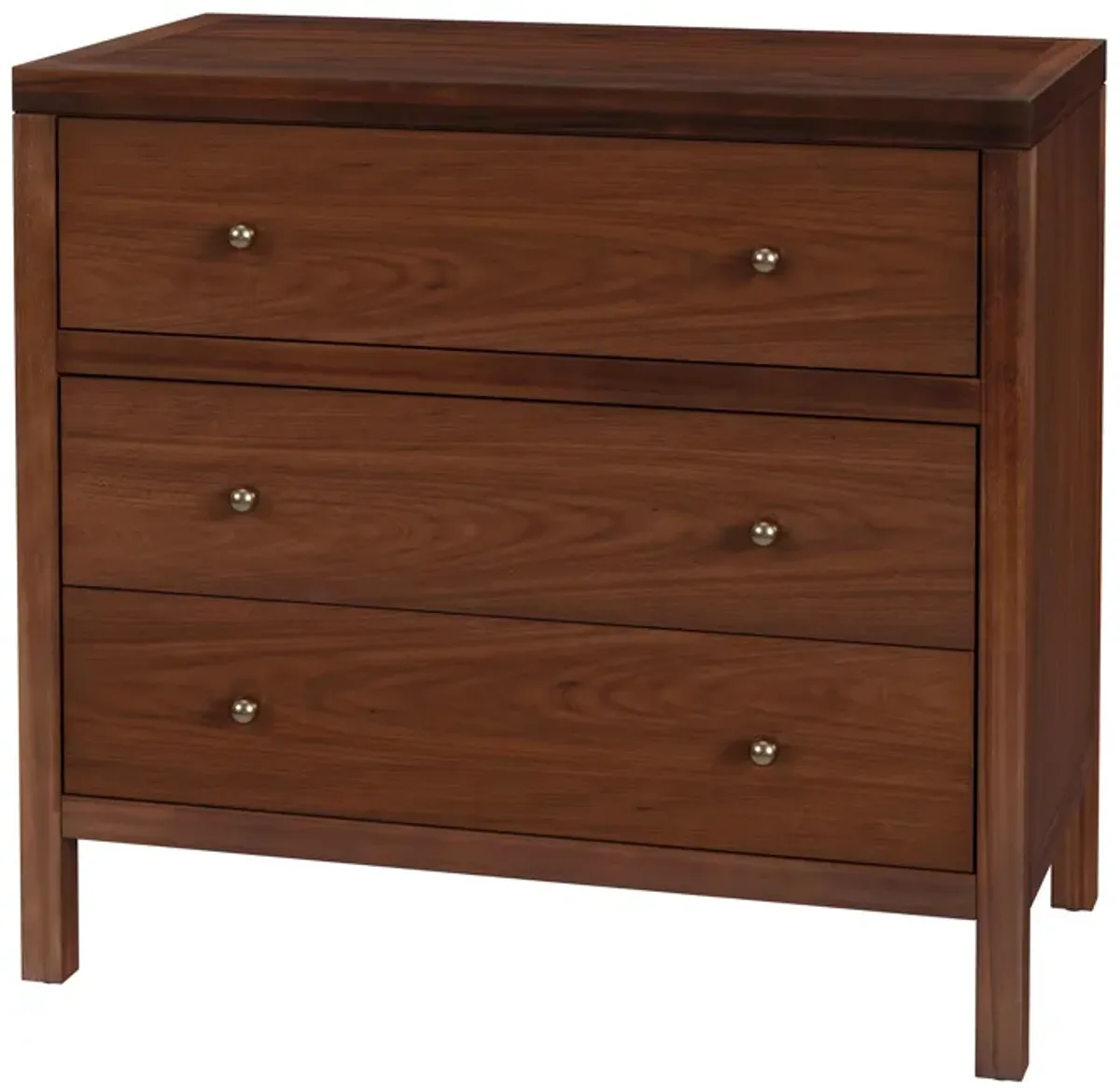 Charlie 3-Drawer Chest - Brown