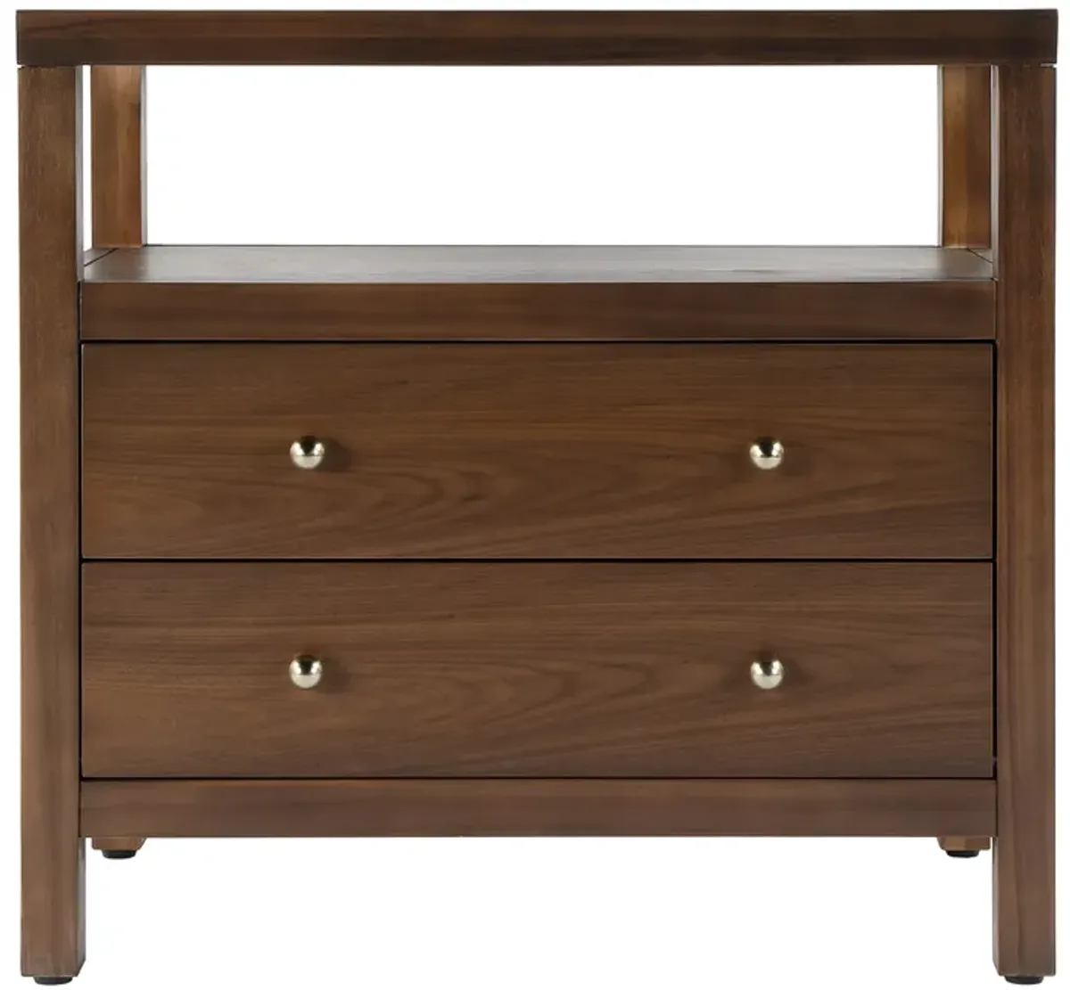 Charlie 2-Drawer Wide Nightstand