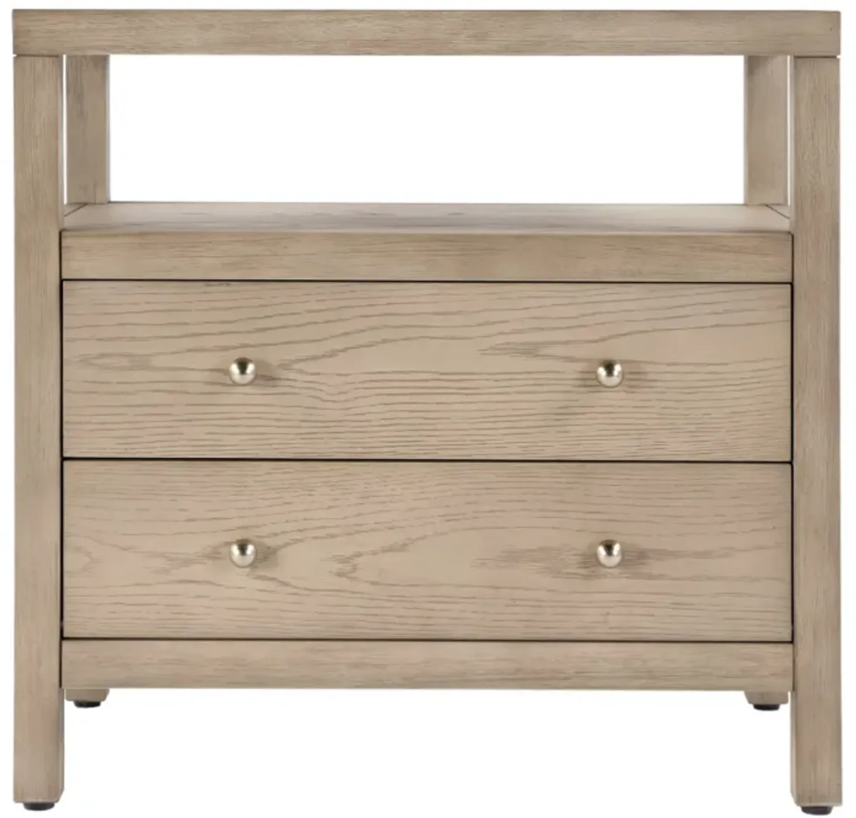 Charlie 2-Drawer Wide Nightstand