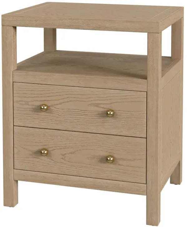Charlie 2-Drawer Nightstand
