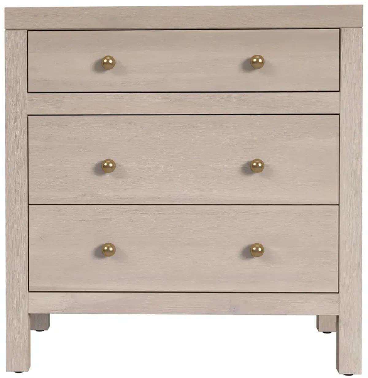 Charlie 3-Drawer Nightstand