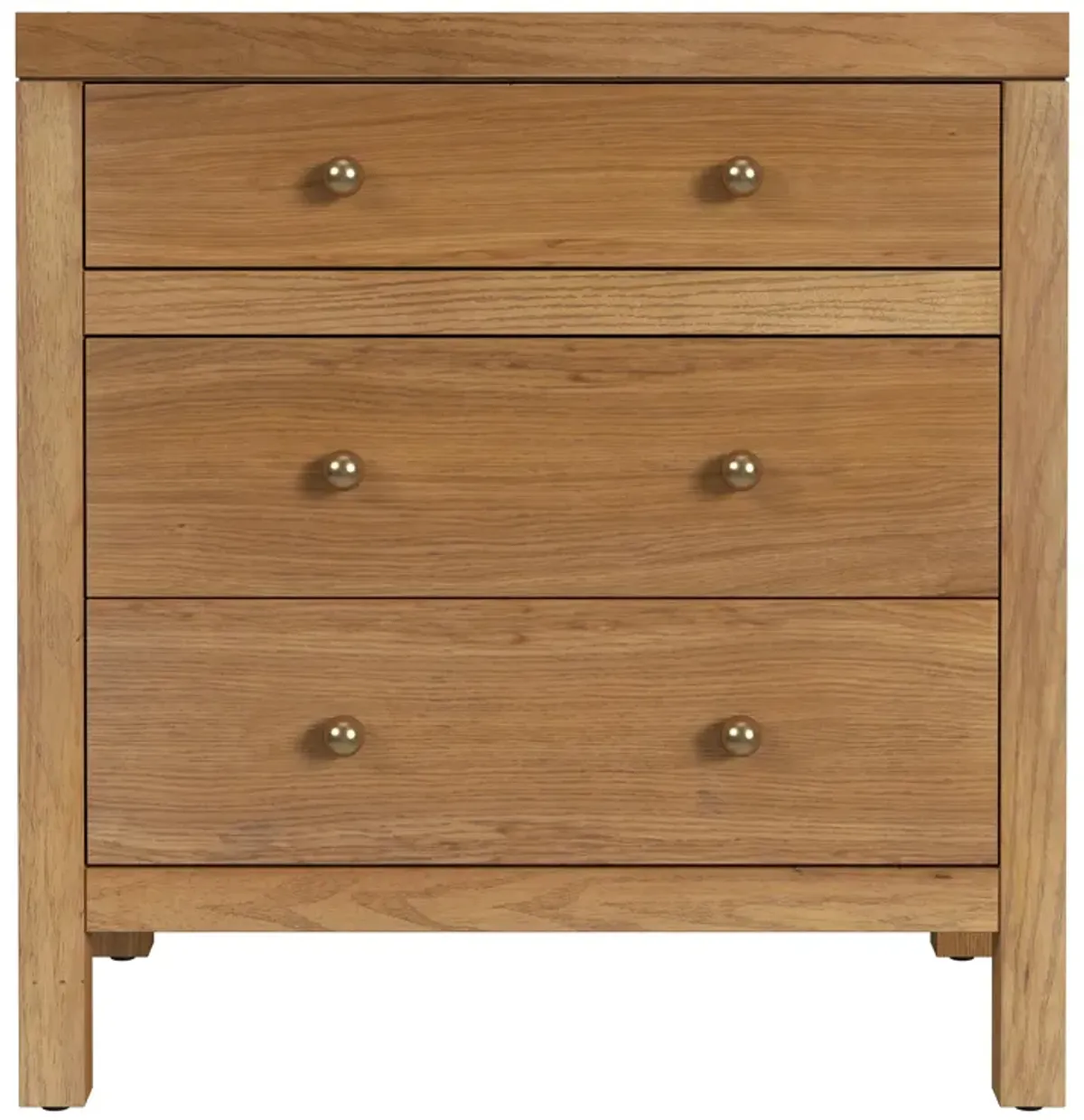 Charlie 3-Drawer Nightstand