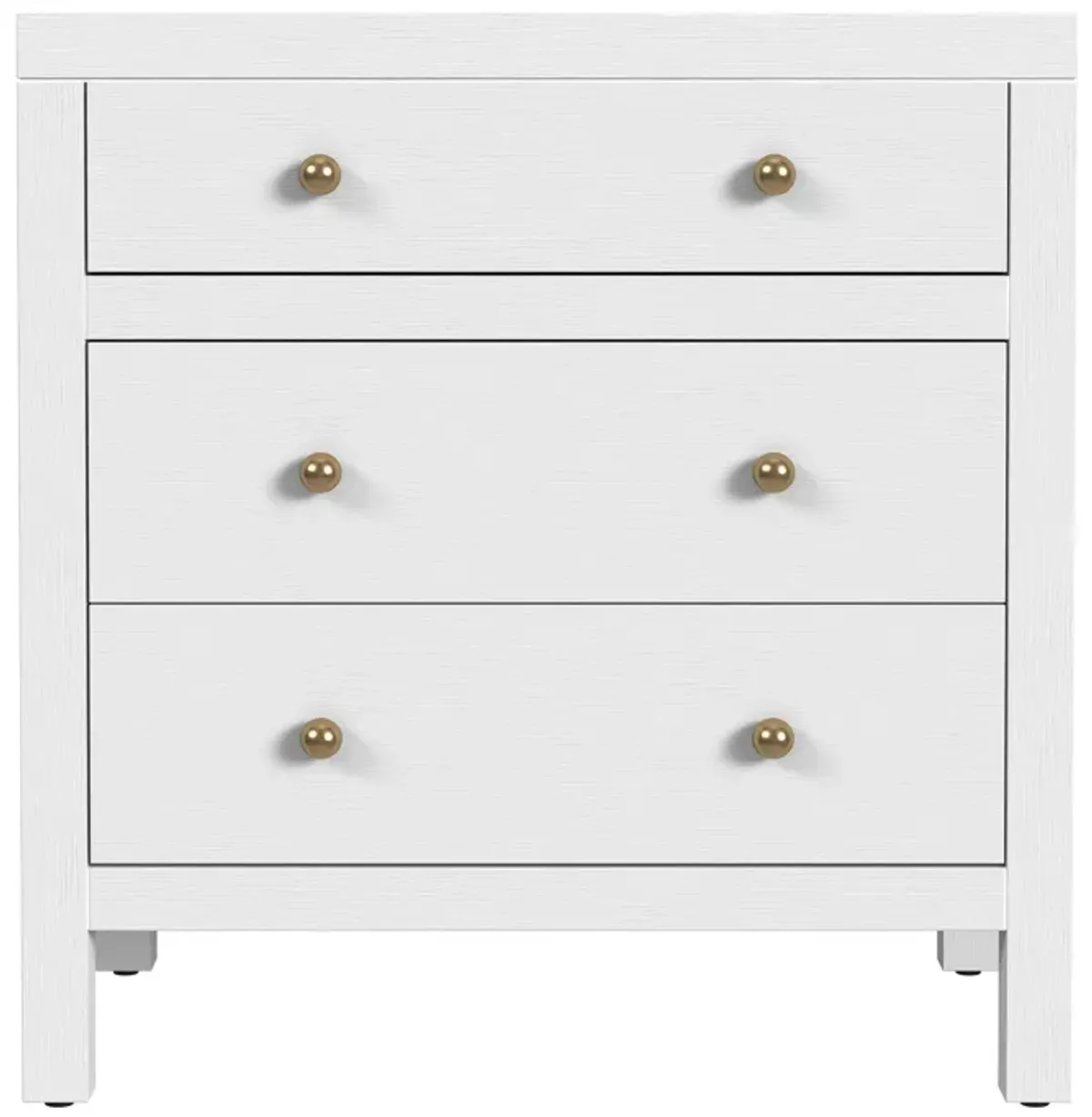 Charlie 3-Drawer Nightstand