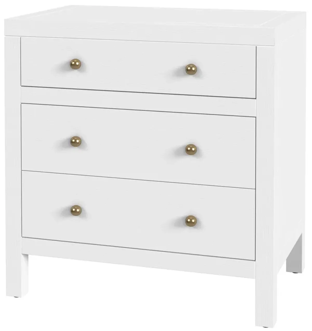 Charlie 3-Drawer Nightstand
