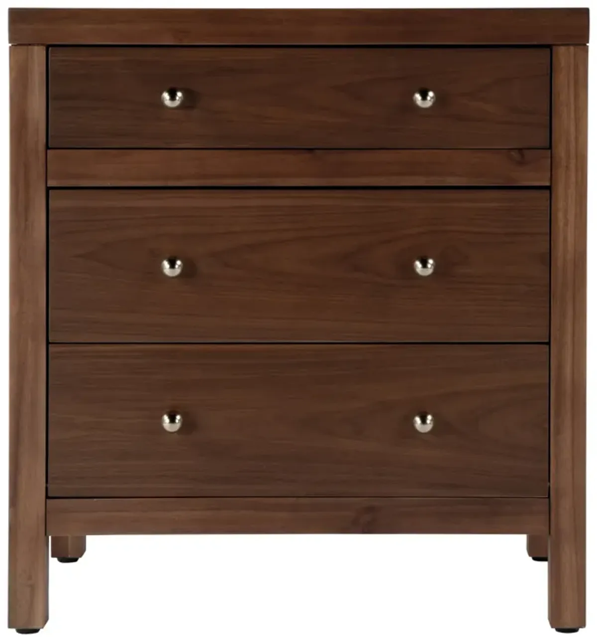 Charlie 3-Drawer Nightstand