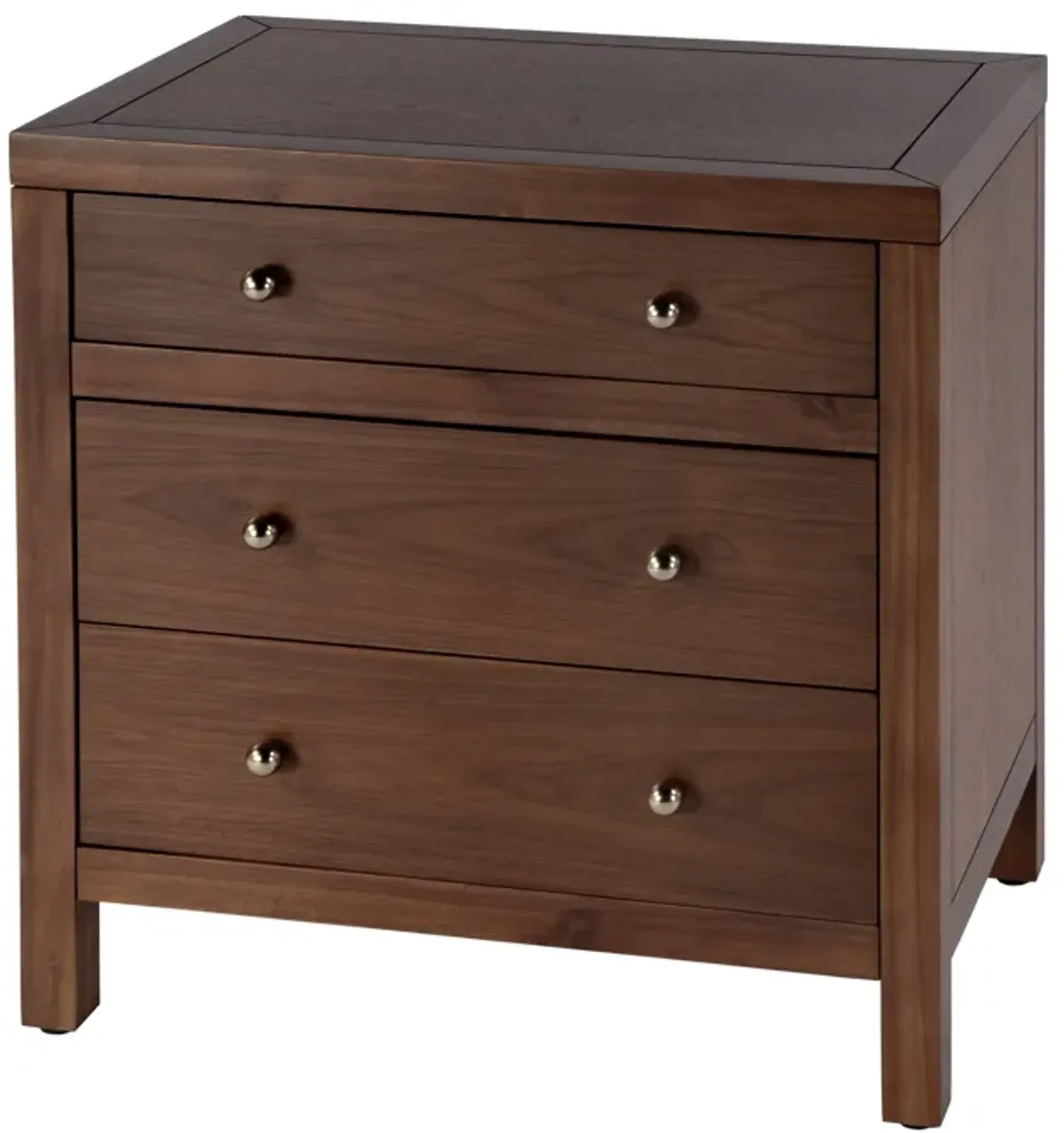 Charlie 3-Drawer Nightstand