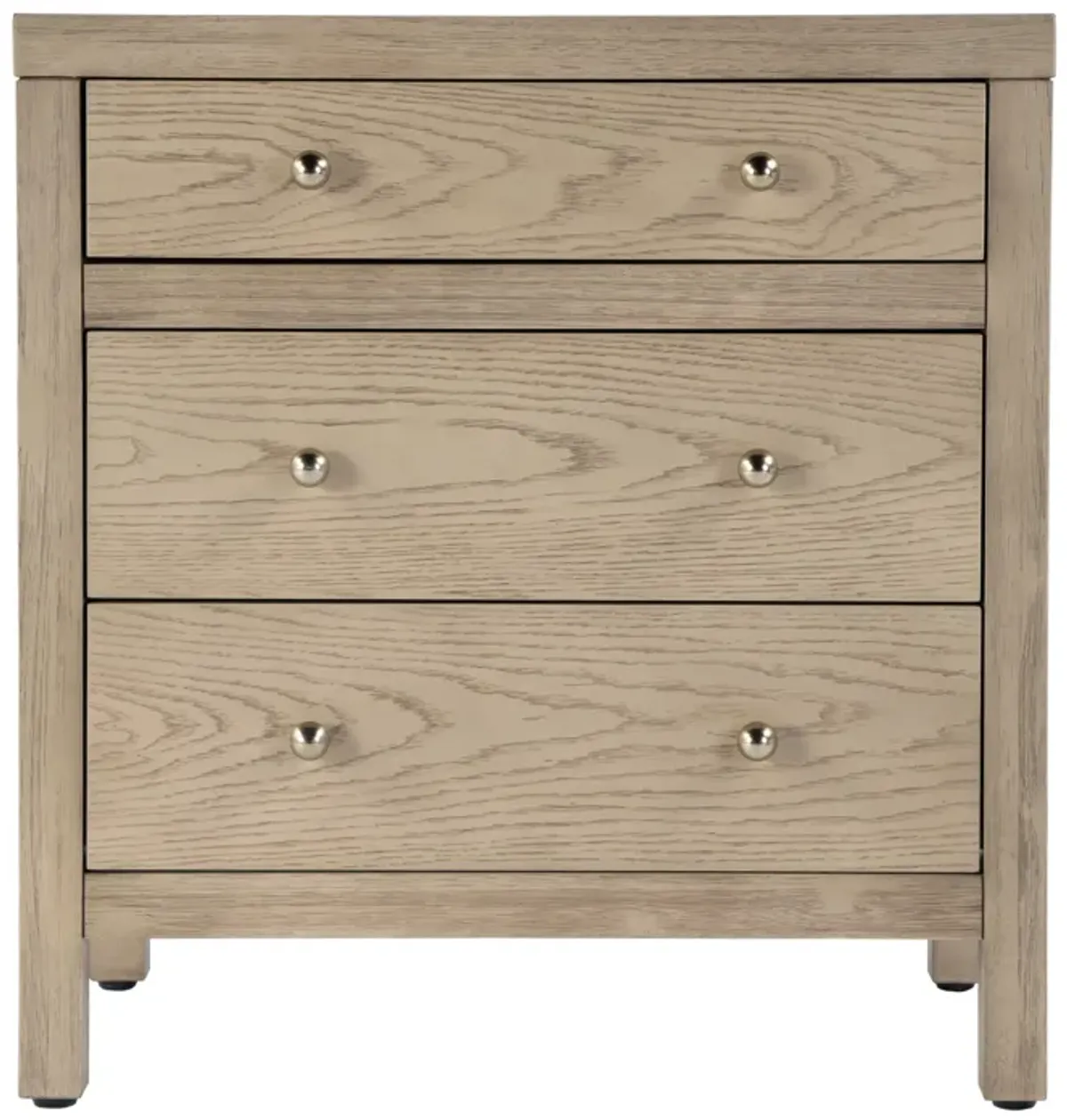 Charlie 3-Drawer Nightstand