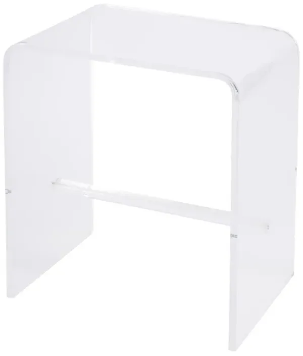 Thalina Acrylic Side Table, Clear