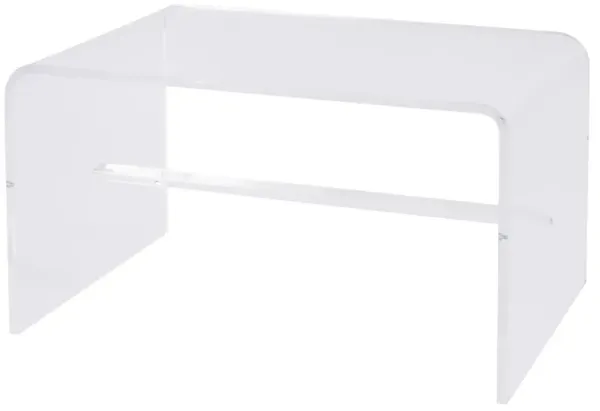 Thalina Acrylic Coffee Table, Clear