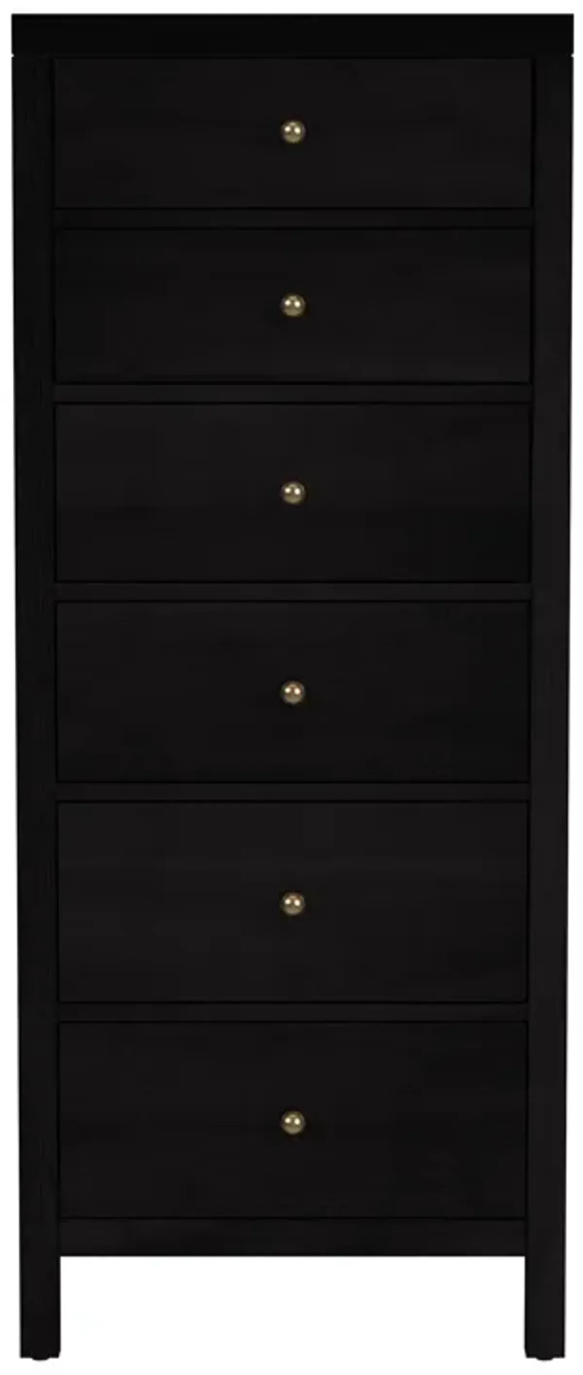 Charlie 6-Drawer Tall Lingerie Chest - Brown