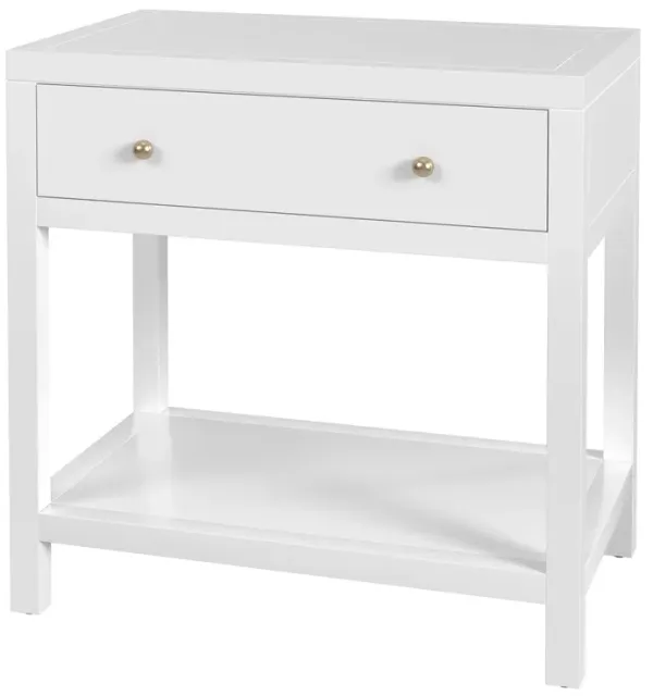 Charlie 1-Drawer Wide Nightstand