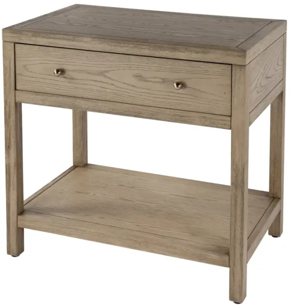 Charlie 1-Drawer Wide Nightstand