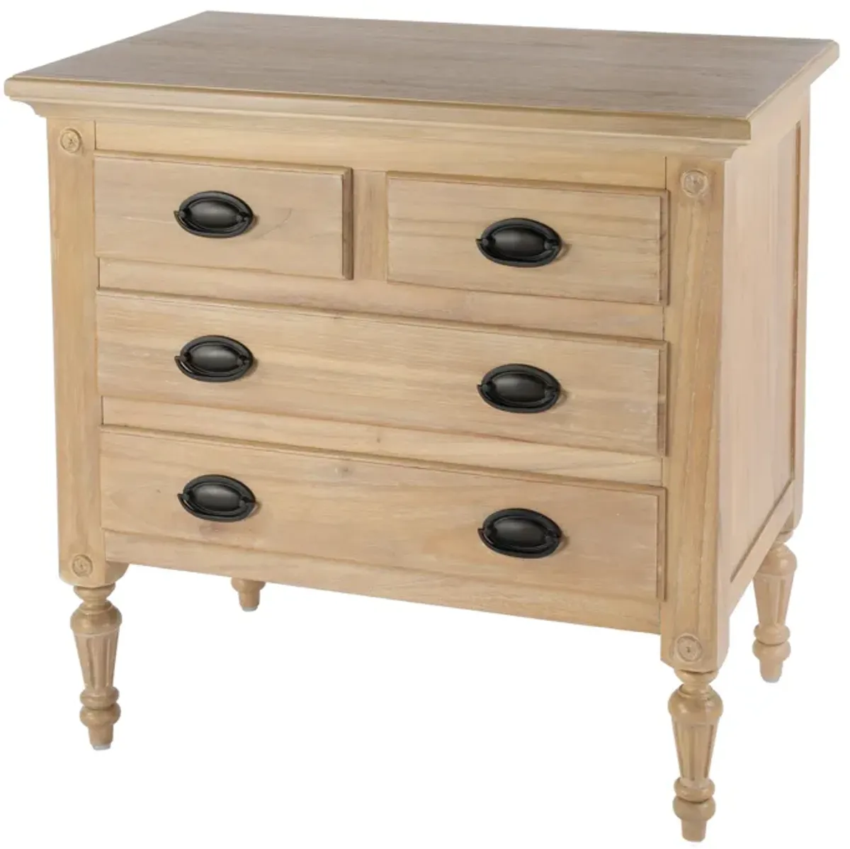 Serrano 4-Drawer Accent Chest - Brown