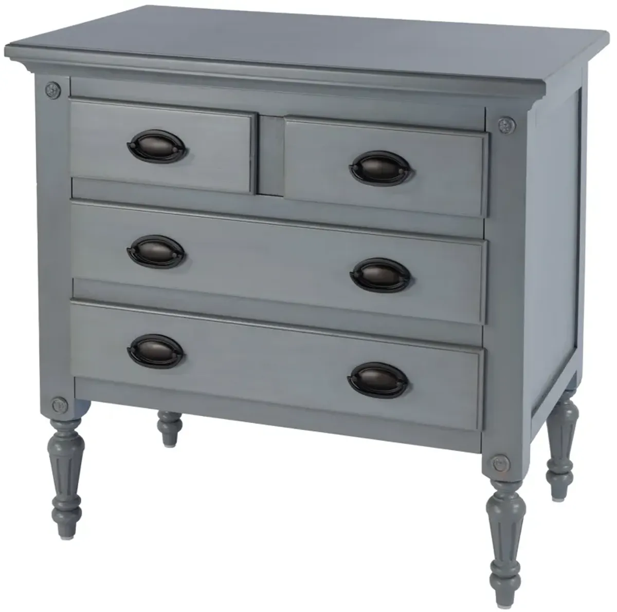Serrano 4-Drawer Accent Chest - Gray