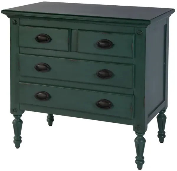 Serrano 4-Drawer Accent Chest - Green
