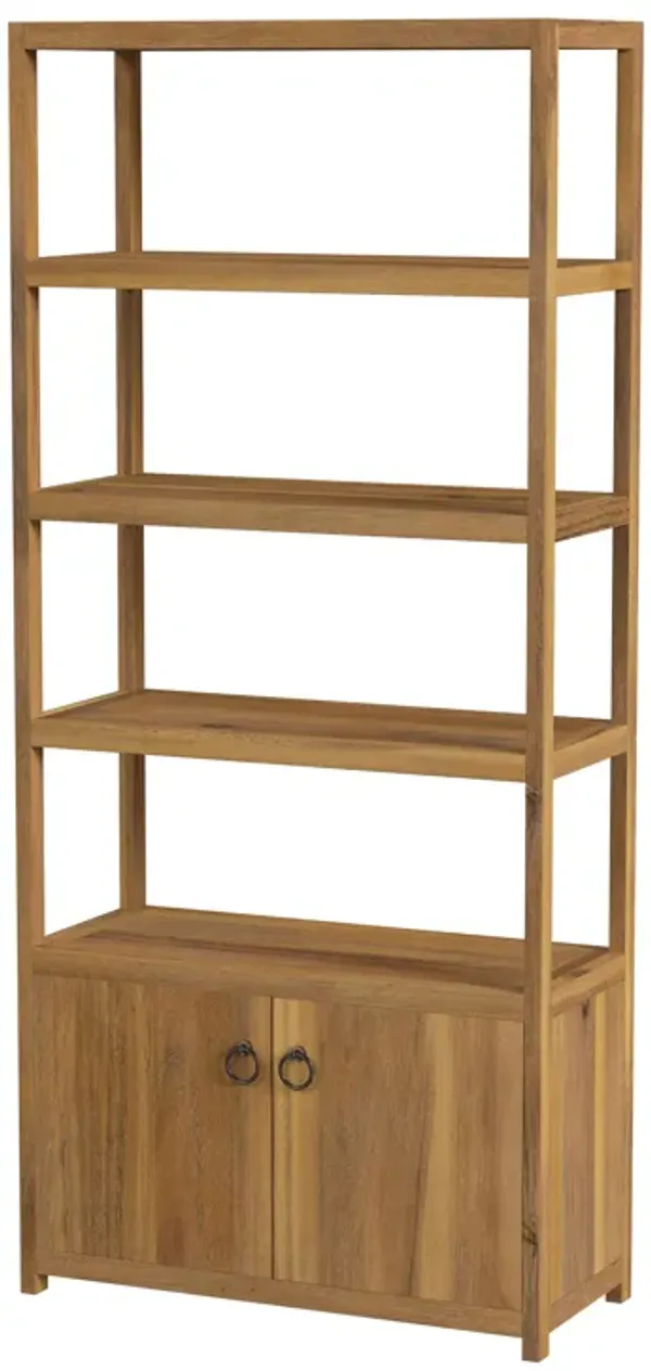 Sully 4-Tier Etagere/Bookcase - Brown