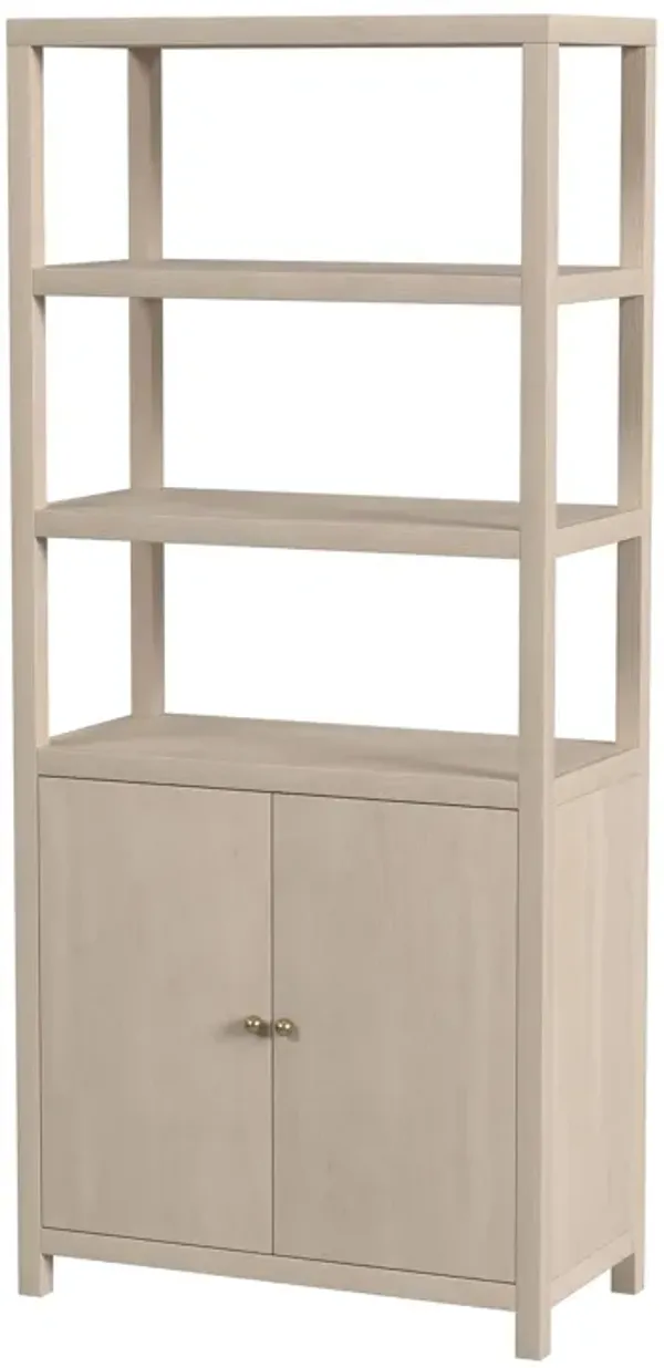 Charlie Etagere Bookcase - Beige