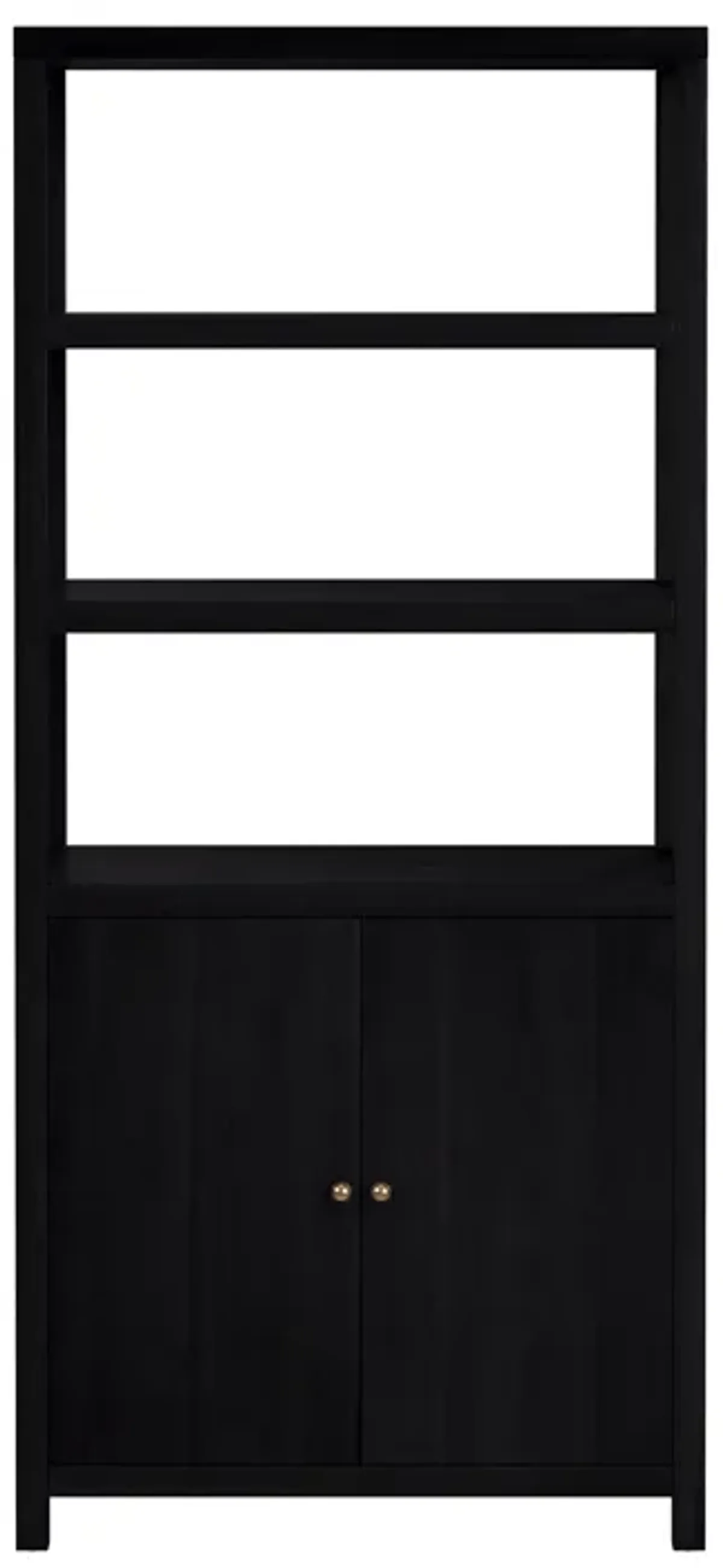 Charlie Etagere Bookcase - Brown