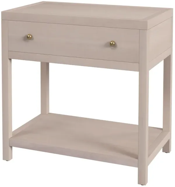 Charlie 1-Drawer Wide Nightstand