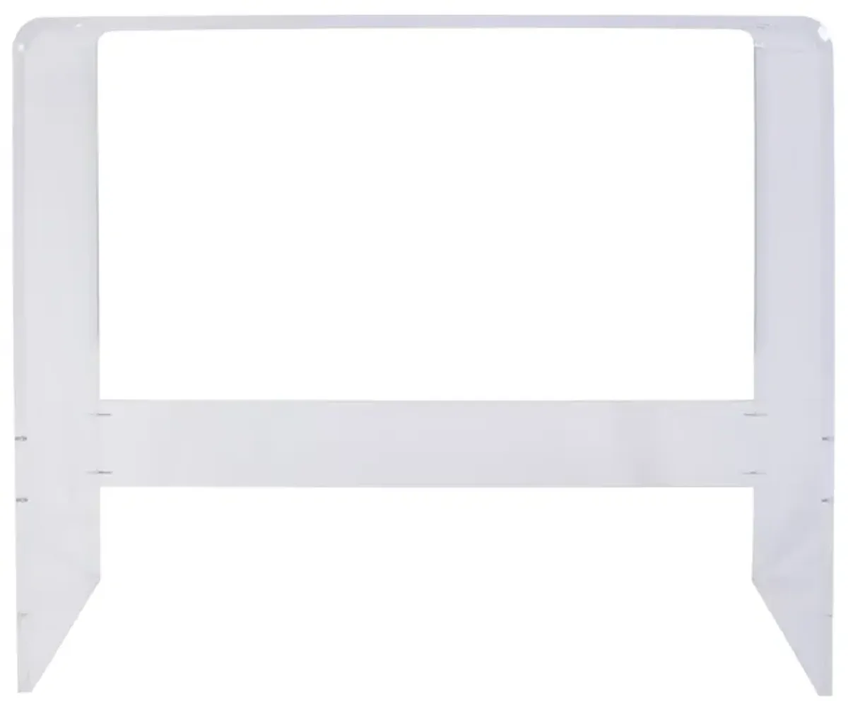 Hawthorn Acrylic Desk - Clear