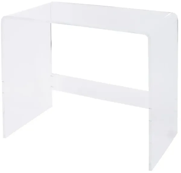 Hawthorn Acrylic Desk, Clear