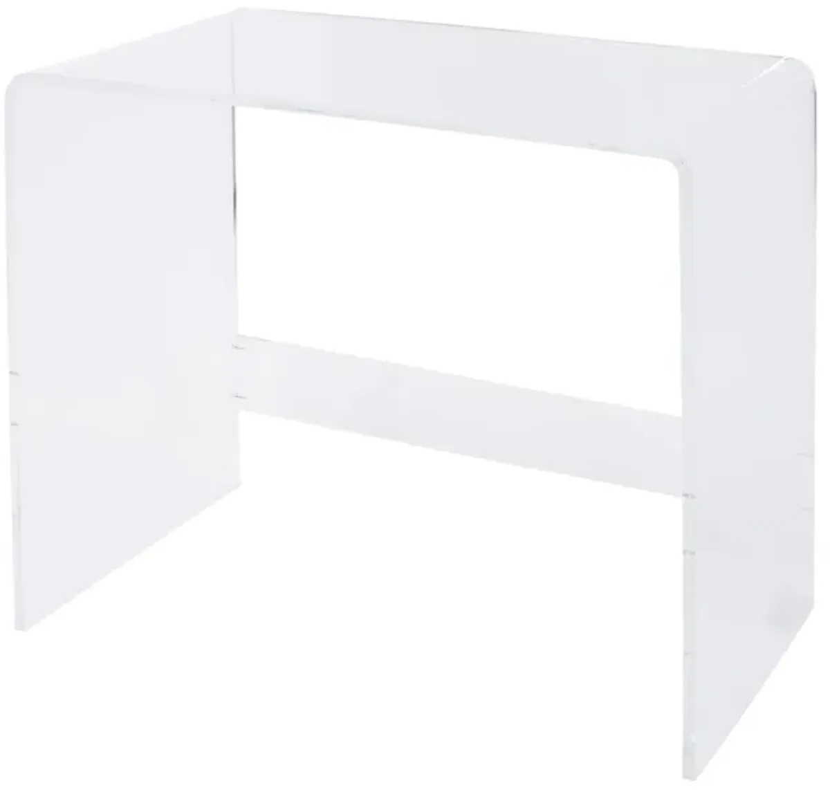 Hawthorn Acrylic Desk - Clear