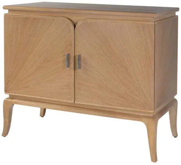Lark 2-Door Accent Cabinet - Natural - Brown