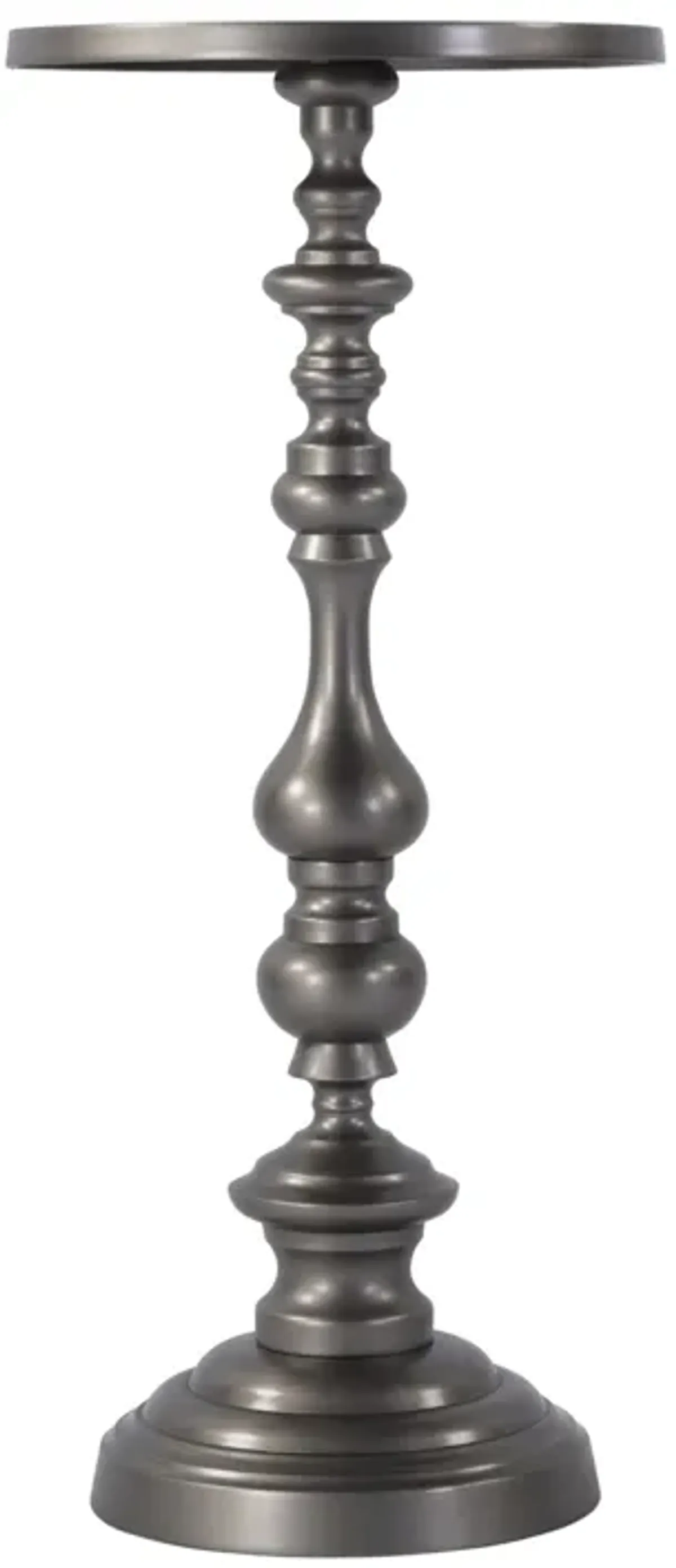 Lux Round Pedestal Base End Table