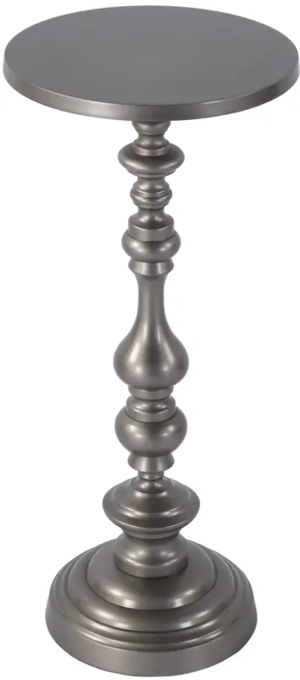 Lux Round Pedestal Base End Table