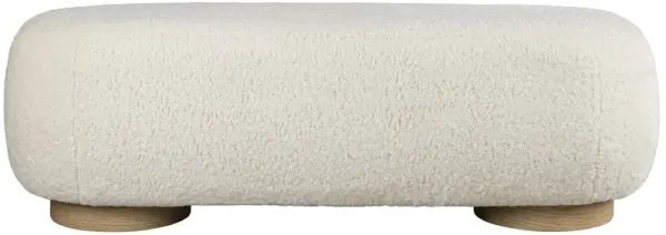 Monterosso Bouclé Bench, Arctic