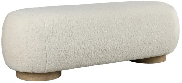 Monterosso Bouclé Bench, Arctic