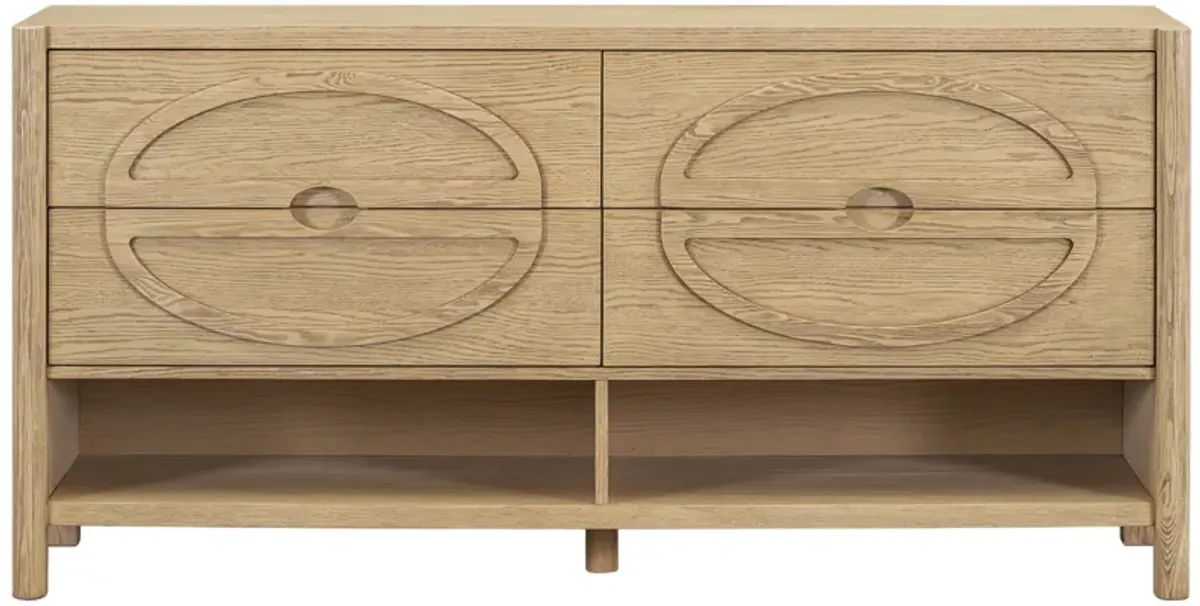 Sète Dresser - Natural Oak - Brown