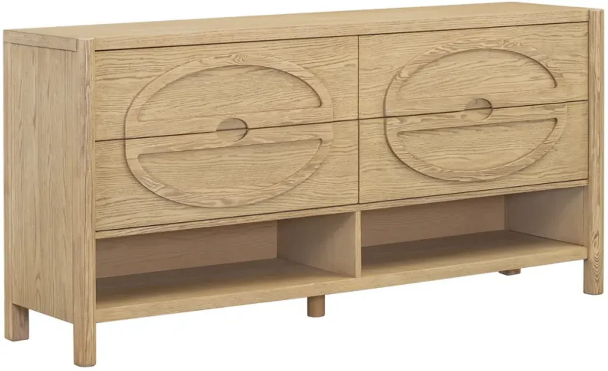Sète Dresser - Natural Oak - Brown
