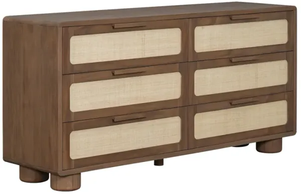 Rovinj Acacia/Rattan Dresser, Mocha